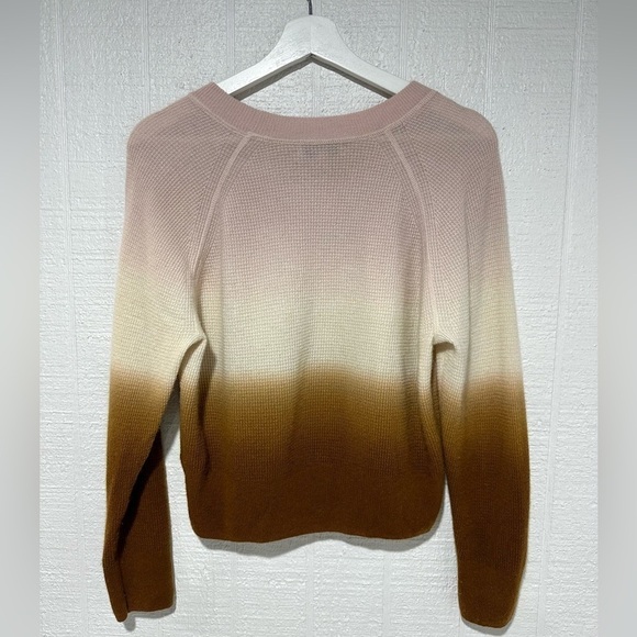 Madewell dip dye cashmere shrunken sweater size M - Picture 5 of 11